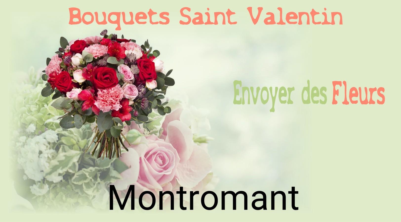 Roses de Saint-Valentin livrées à Montromant